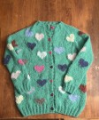 Hjertejakke str. L thumbnail