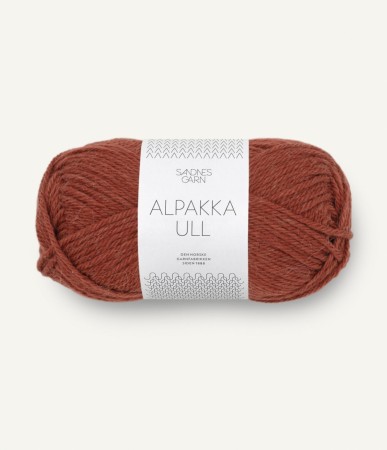 Alpakka Ull 3355 Rust