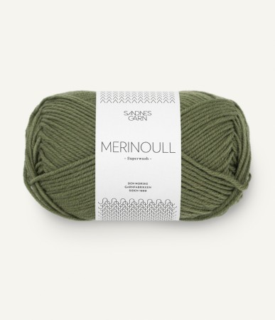 Merinoull - 9062 Oliven grønn