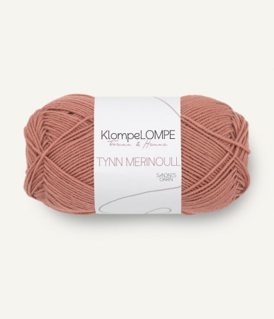 Tynn Merinoull KlompeLompe - 3544 Brunrosa